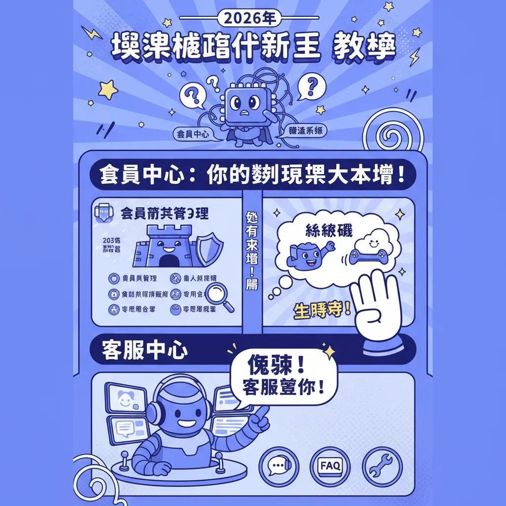 娛樂城網站新手教學：如何搞定會員中心與儲值系統