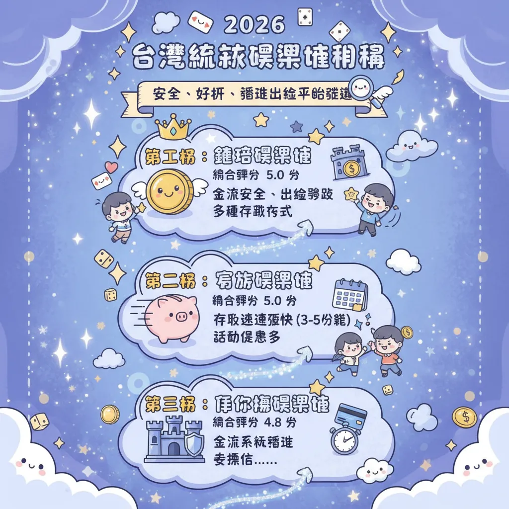 2026 年臺灣玩家實測：十大娛樂城綜合評比一覽
