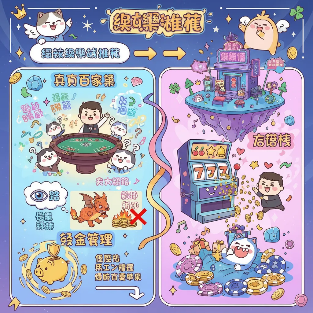 真人百家樂與老虎機怎麼玩？高手公開娛樂城評價祕訣