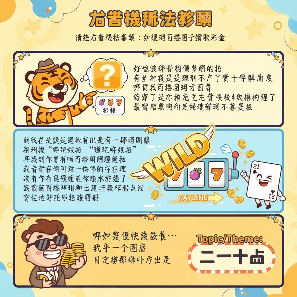 進階老虎機玩法教學：如何運用百搭圖示贏取彩金